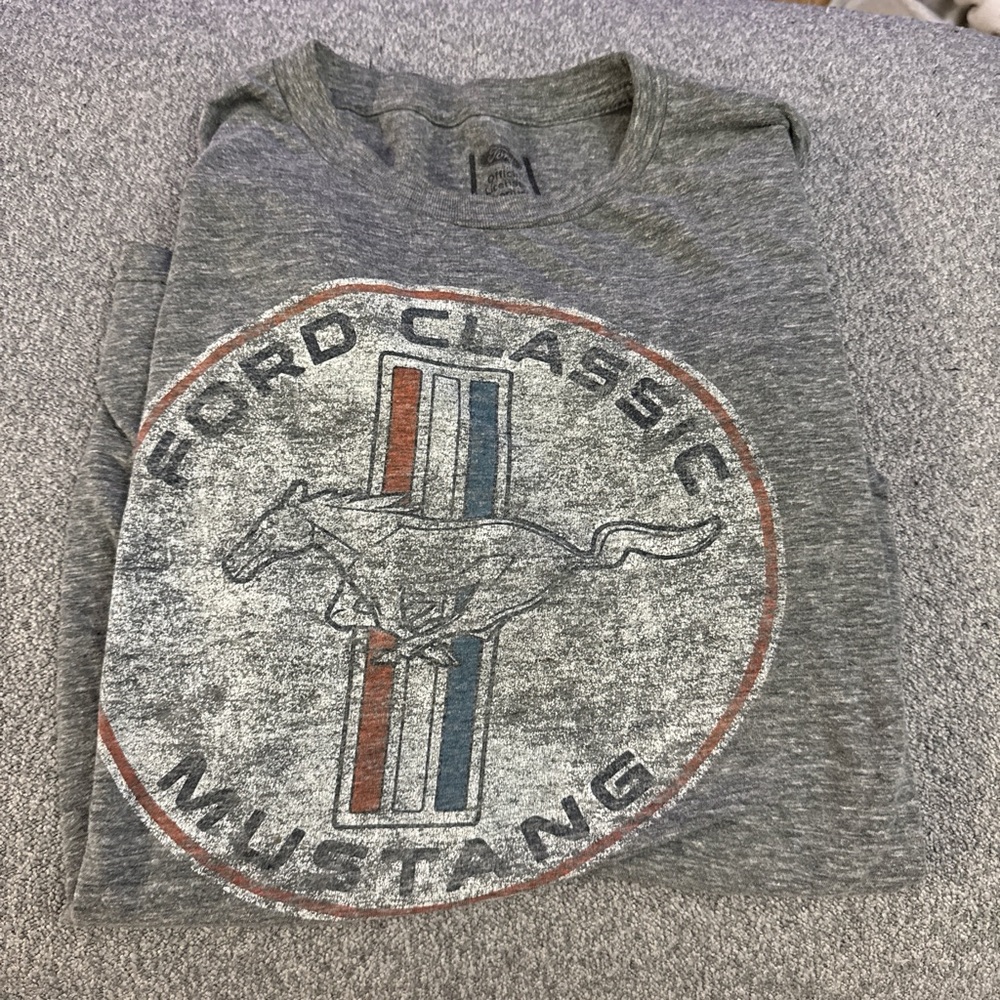 Ford Logo Heather Gray Tee